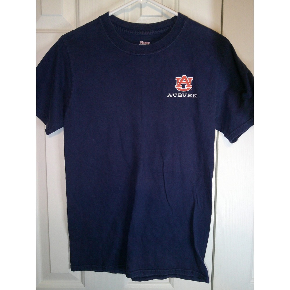 Vintage Hanes Auburn University T-Shirt War Eagle Graphic Tee Small‎